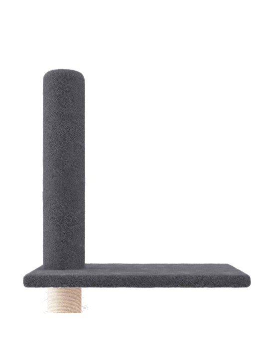 Kočičí strom ke stropu tmavě šedý 250,5–276,5 cm