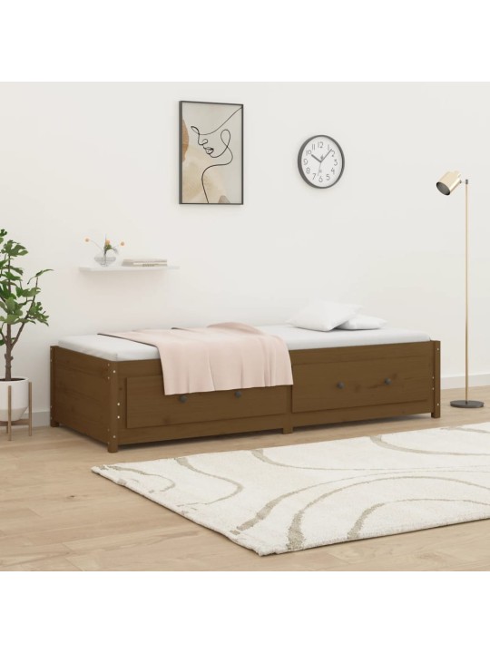 Válenda medově hnědá 80 x 200 cm masivní borové dřevo
