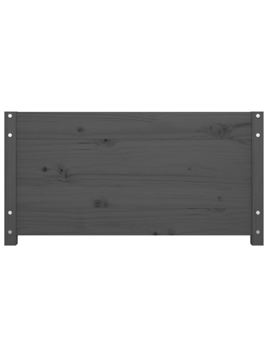 Válenda šedá 90 x 200 cm masivní borové dřevo