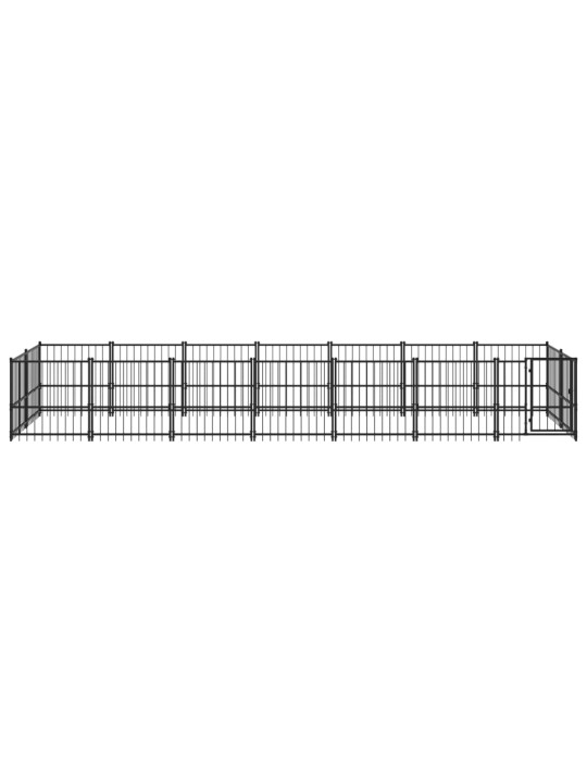 Venkovní psí kotec ocel 13,14 m²