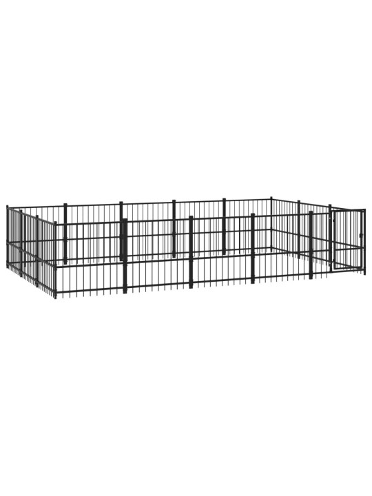 Venkovní psí kotec ocel 14,11 m²