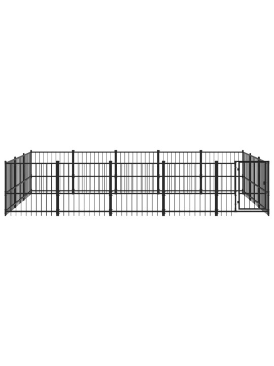 Venkovní psí kotec ocel 14,11 m²