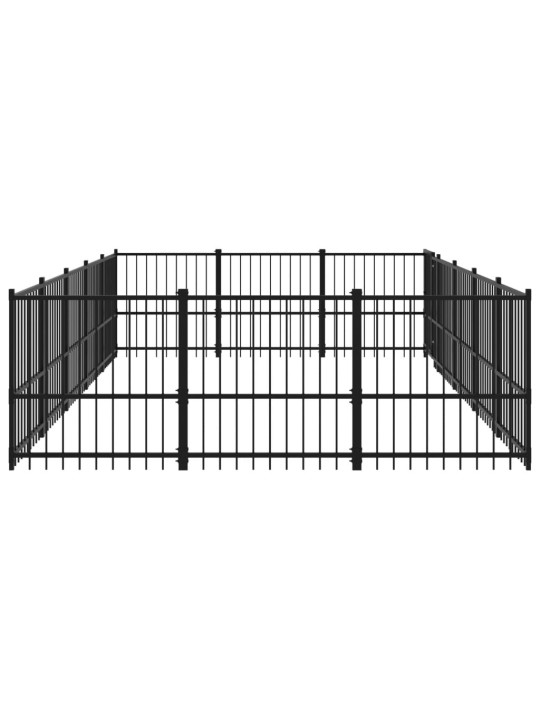 Venkovní psí kotec ocel 14,11 m²