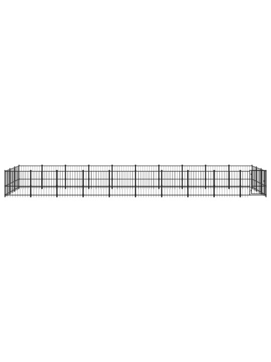 Venkovní psí kotec ocel 28,23m²