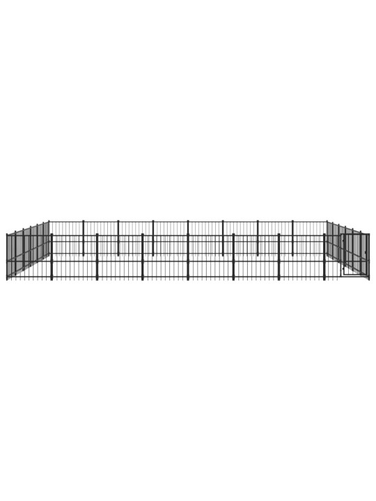 Venkovní psí kotec ocel 45,16 m²