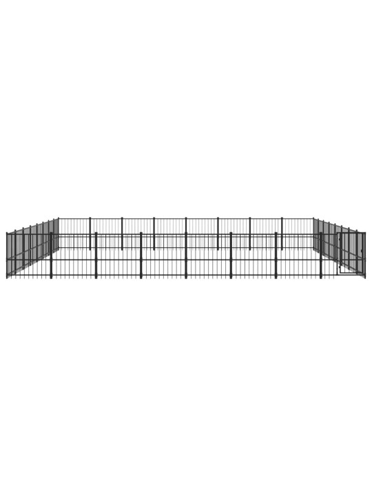Venkovní psí kotec ocel 60,22 m²