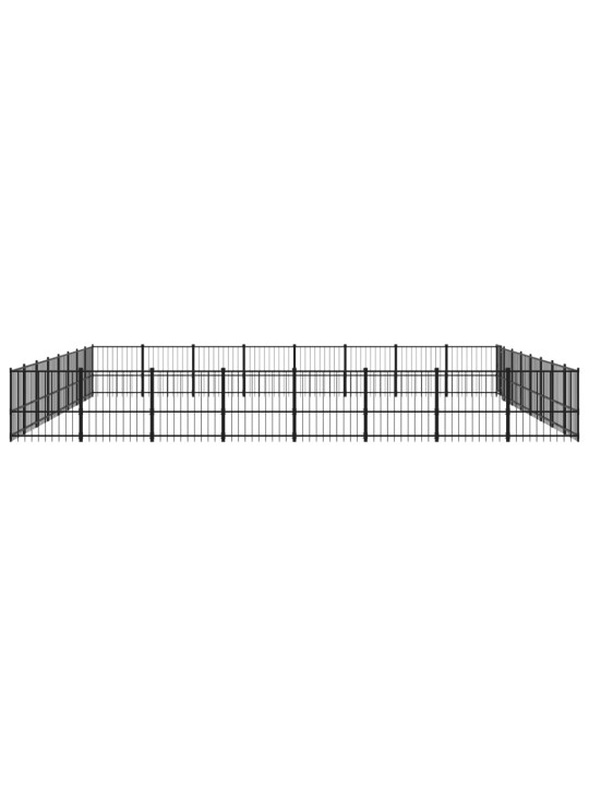 Venkovní psí kotec ocel 60,22 m²
