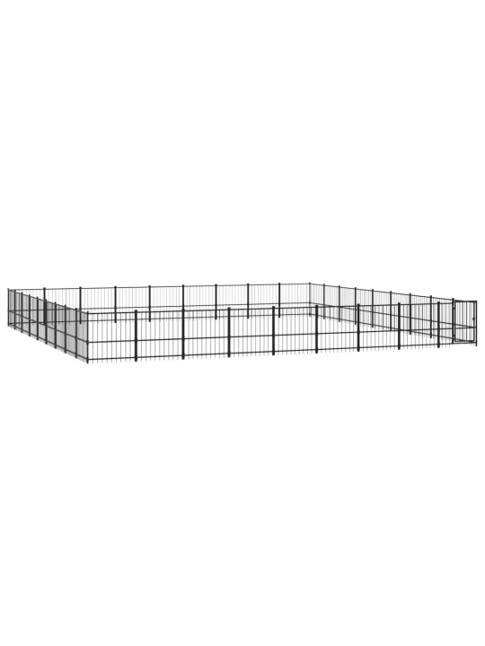 Venkovní psí kotec ocel 76,21 m²