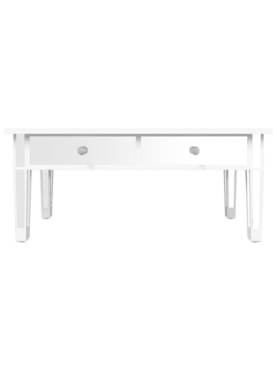 Zrcadlový konferenční stolek 106x45x45 cm kompozitní dřevo sklo