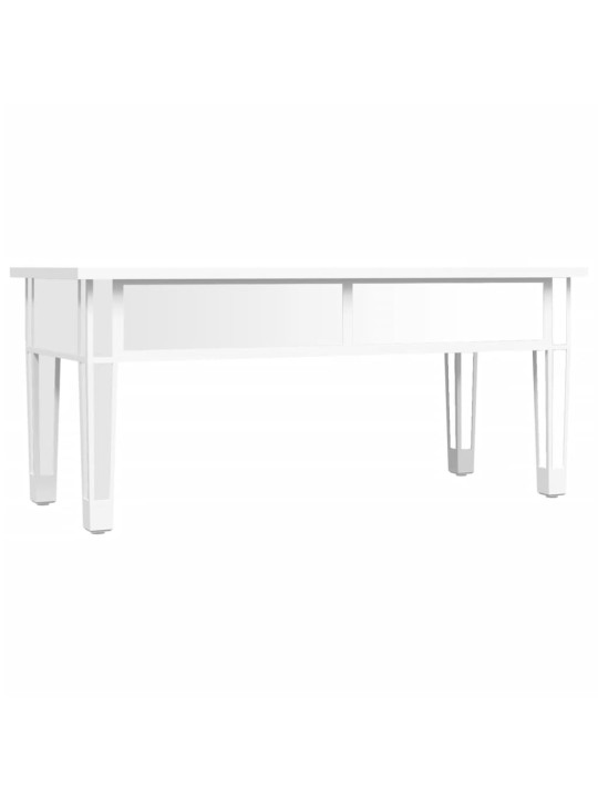 Zrcadlový konferenční stolek 106x45x45 cm kompozitní dřevo sklo