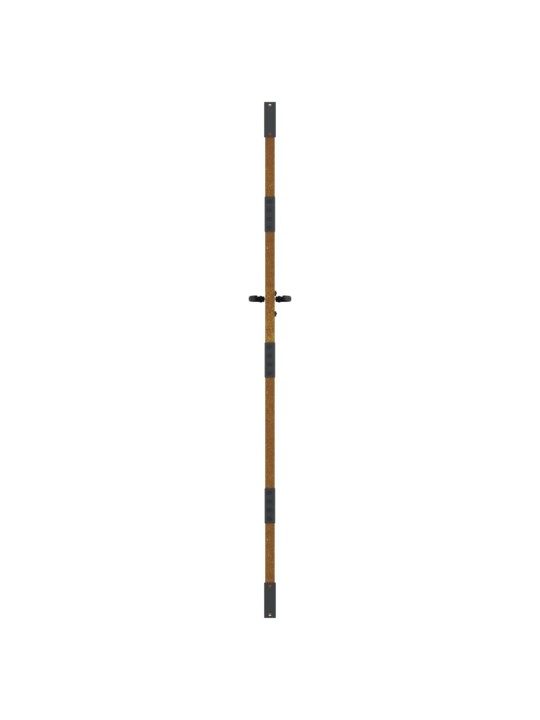 Zahradní branka 85 x 175 cm cortenová ocel Bambus