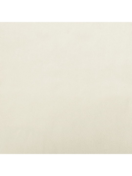 Pelíšek pro psy krémový 95 x 55 x 30 cm samet