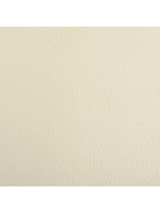 Pelíšek pro psy krémový 95 x 55 x 30 cm umělá kůže