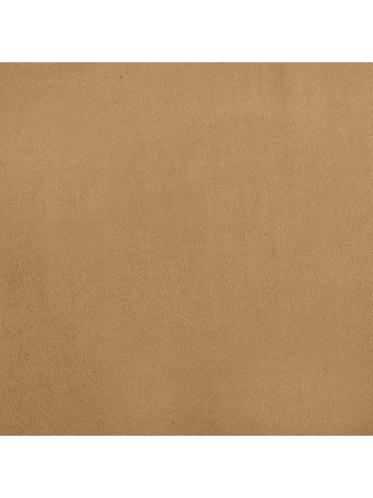Pelíšek pro psy hnědý 70 x 45 x 30 cm samet