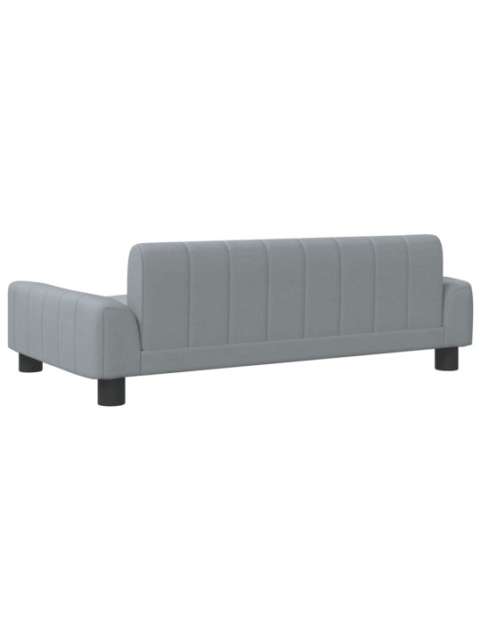 Pelíšek pro psy světle šedý 90 x 53 x 30 cm textil