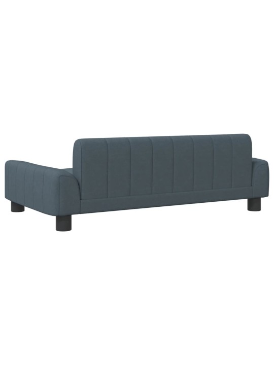 Pelíšek pro psy tmavě šedý 90 x 53 x 30 cm textil