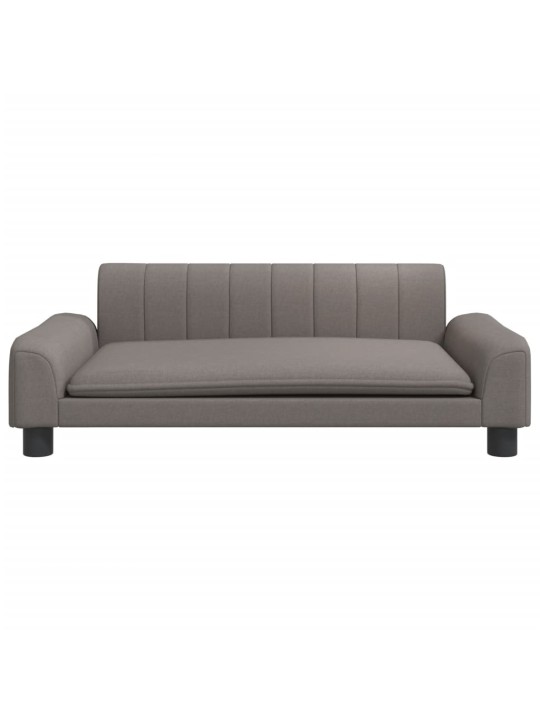Pelíšek pro psy taupe 90 x 53 x 30 cm textil