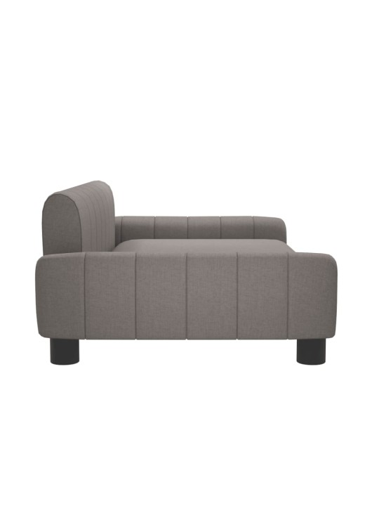 Pelíšek pro psy taupe 90 x 53 x 30 cm textil