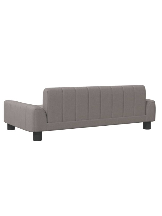 Pelíšek pro psy taupe 90 x 53 x 30 cm textil
