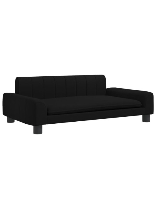 Pelíšek pro psy černý 90 x 53 x 30 cm textil