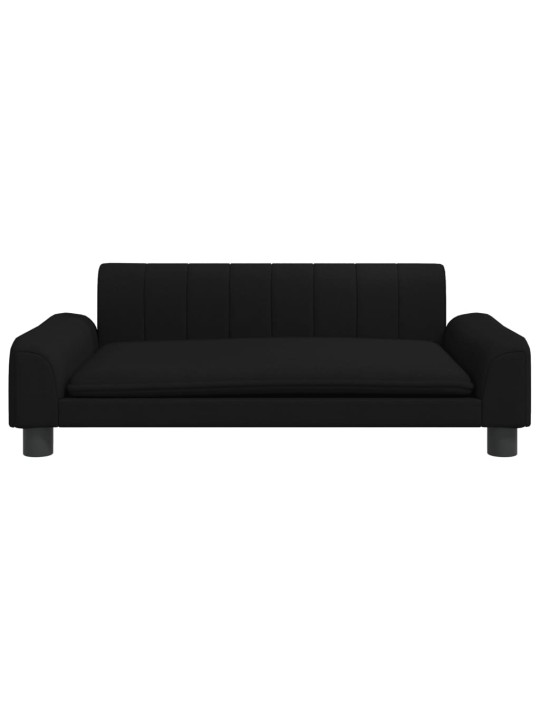 Pelíšek pro psy černý 90 x 53 x 30 cm textil