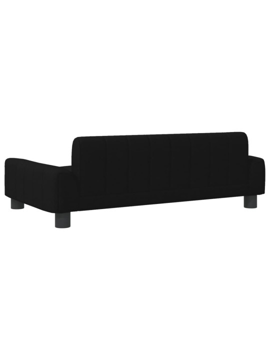 Pelíšek pro psy černý 90 x 53 x 30 cm textil