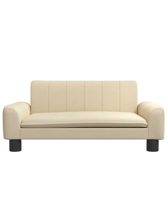 Pelíšek pro psy krémový 70 x 45 x 30 cm textil