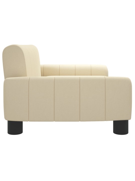 Pelíšek pro psy krémový 70 x 45 x 30 cm textil