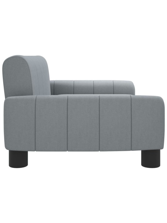 Pelíšek pro psy světle šedý 70 x 45 x 30 cm textil