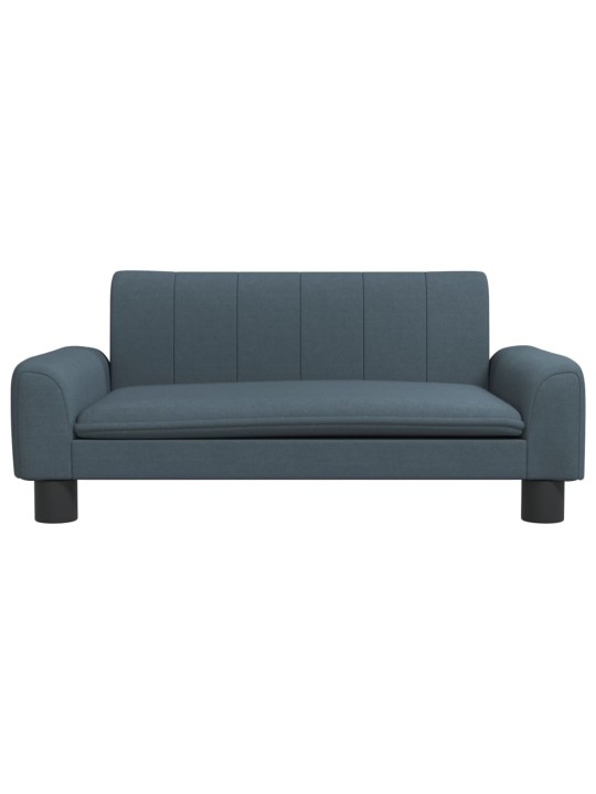 Pelíšek pro psy tmavě šedý 70 x 45 x 30 cm textil