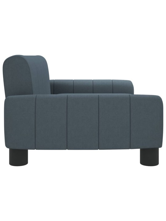 Pelíšek pro psy tmavě šedý 70 x 45 x 30 cm textil