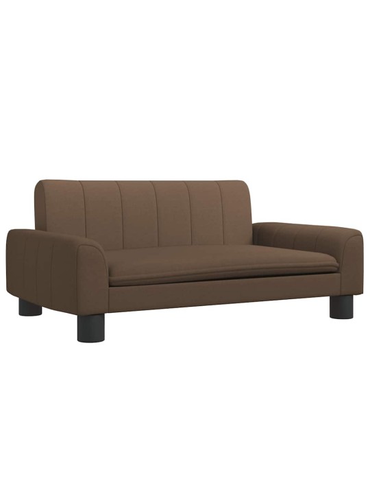 Pelíšek pro psy hnědý 70 x 45 x 30 cm textil