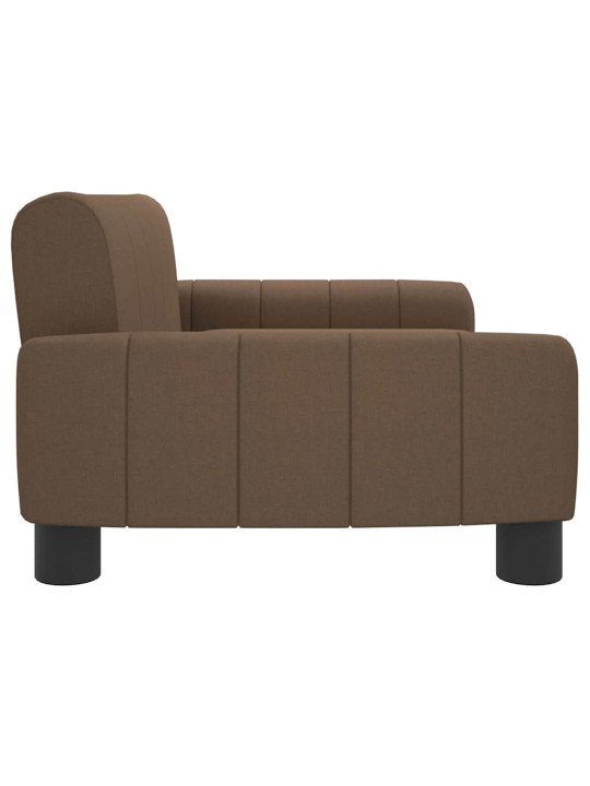 Pelíšek pro psy hnědý 70 x 45 x 30 cm textil