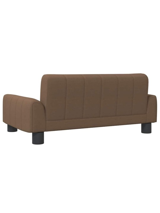 Pelíšek pro psy hnědý 70 x 45 x 30 cm textil
