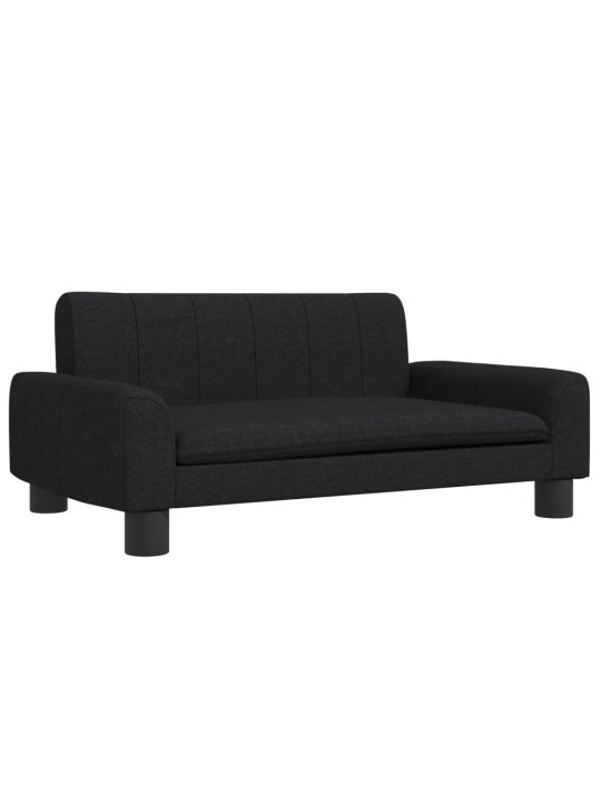 Pelíšek pro psy černý 70 x 45 x 30 cm textil