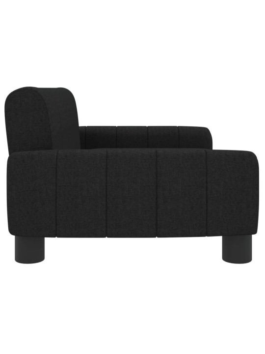 Pelíšek pro psy černý 70 x 45 x 30 cm textil