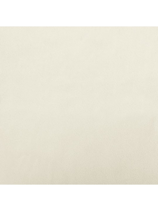 Pelíšek pro psy krémový 90 x 53 x 30 cm samet