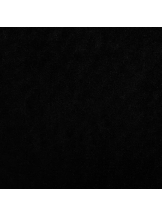 Pelíšek pro psy černý 80 x 45 x 30 cm samet