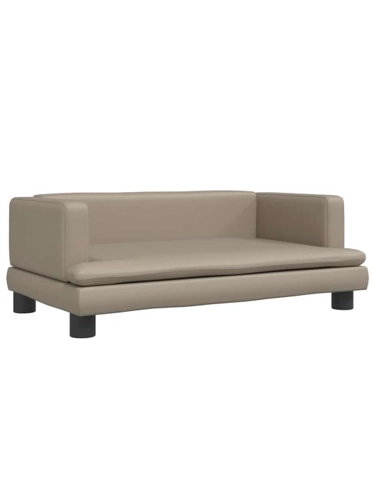 Pelíšek pro psy cappuccino 80 x 45 x 30 cm umělá kůže