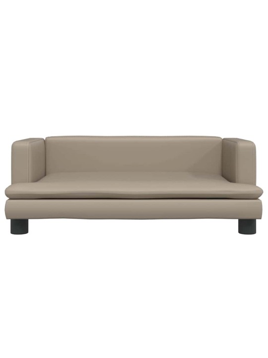 Pelíšek pro psy cappuccino 80 x 45 x 30 cm umělá kůže
