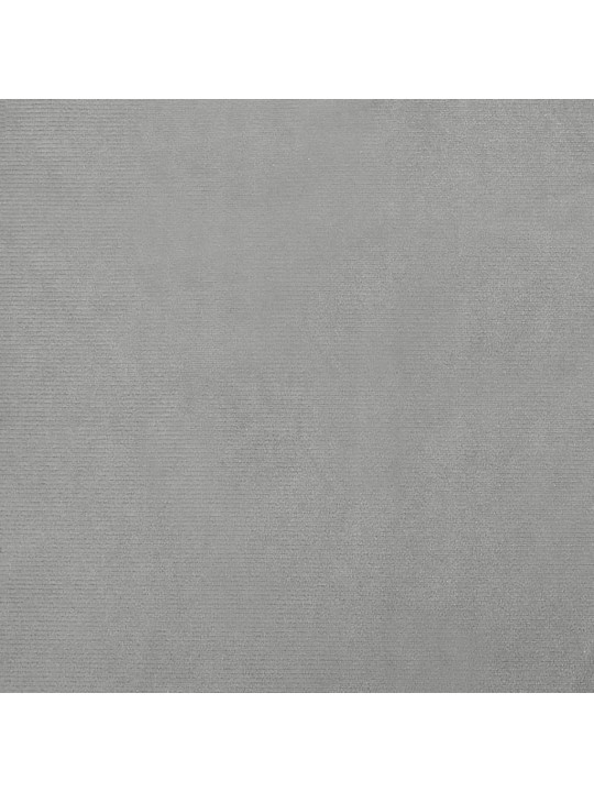 Pelíšek pro psy světle šedý 70 x 45 x 26,5 cm samet