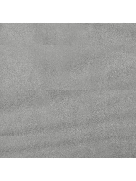 Pelíšek pro psy světle šedý 50 x 40 x 26,5 cm samet