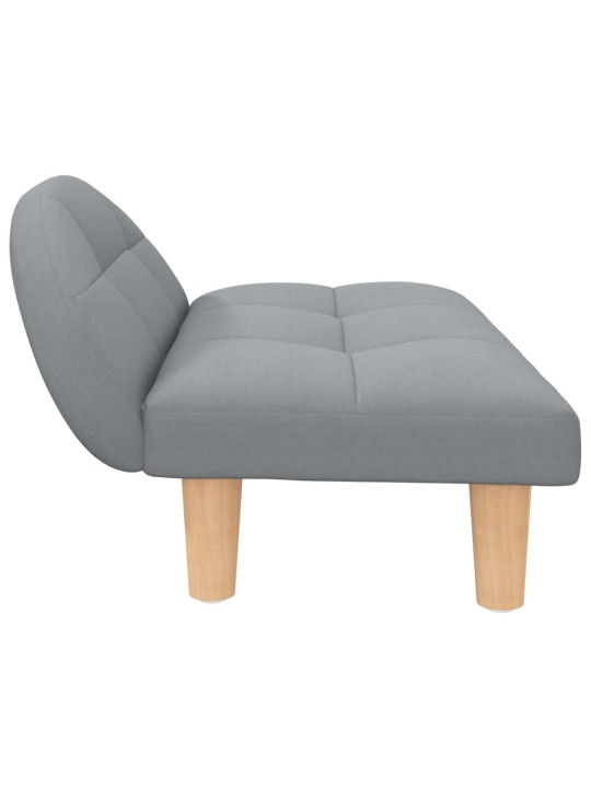 Pelíšek pro psy světle šedý 70 x 52 x 30 cm textil