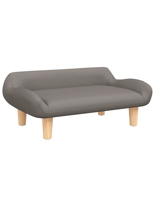 Pelíšek pro psy taupe 70 x 40 x 24 cm textil