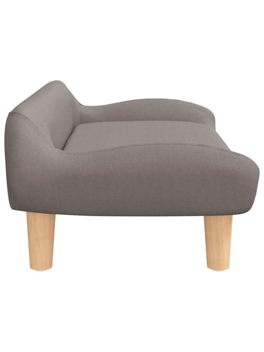 Pelíšek pro psy taupe 70 x 40 x 24 cm textil