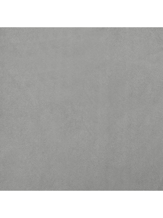 Pelíšek pro psy světle šedý 70 x 40 x 24 cm samet