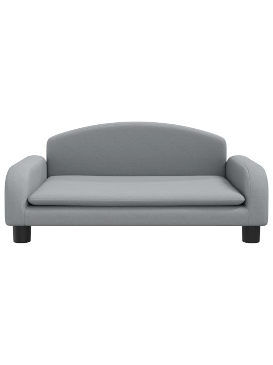 Pelíšek pro psy světle šedý 70 x 45 x 30 cm textil