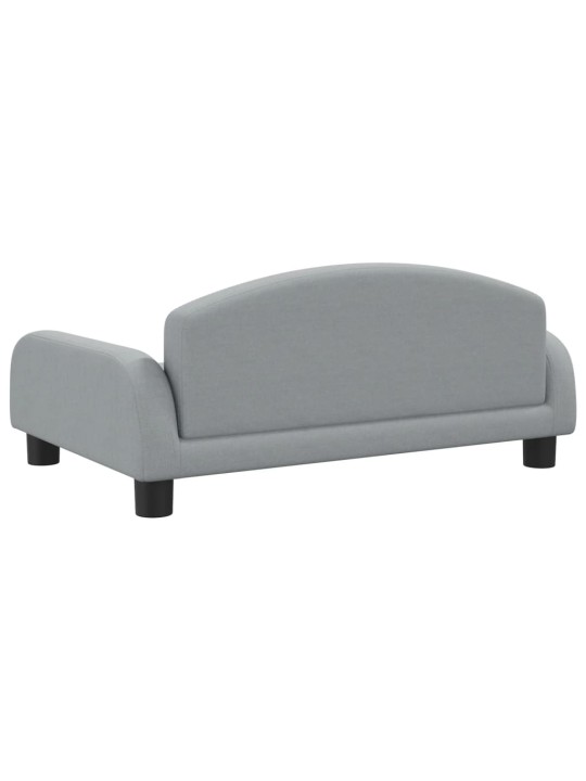 Pelíšek pro psy světle šedý 70 x 45 x 30 cm textil