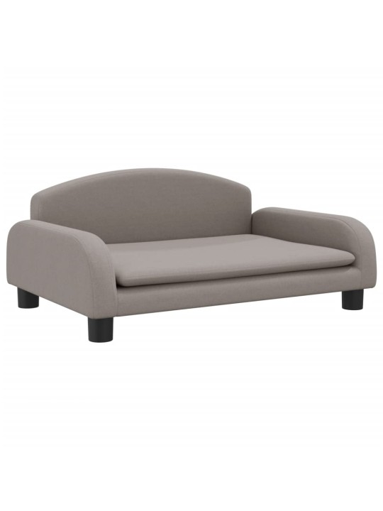 Pelíšek pro psy taupe 70 x 45 x 30 cm textil