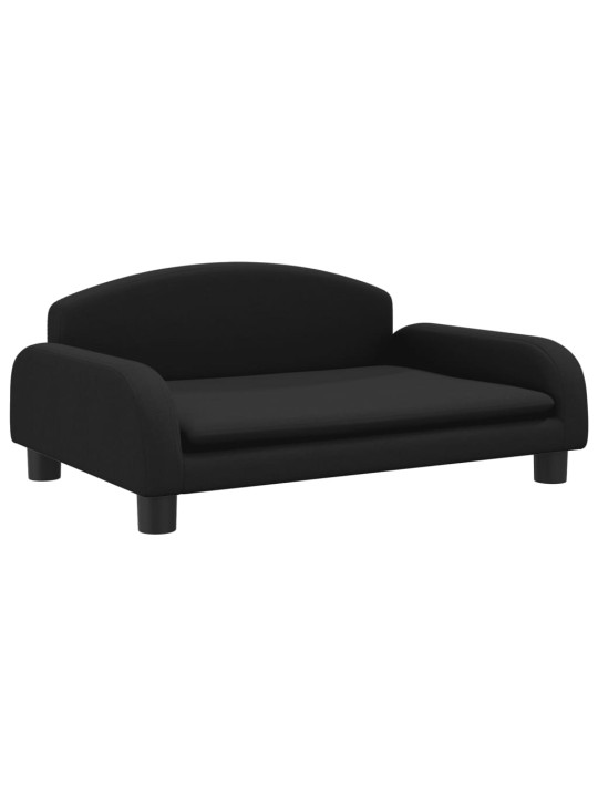 Pelíšek pro psy černý 70 x 45 x 30 cm textil